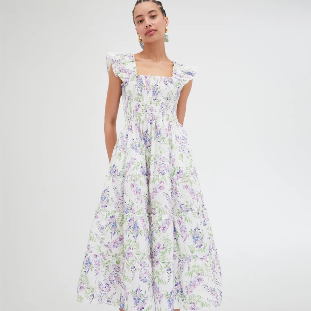 Hill House Ellie Nap Dress in Wisteria, size S